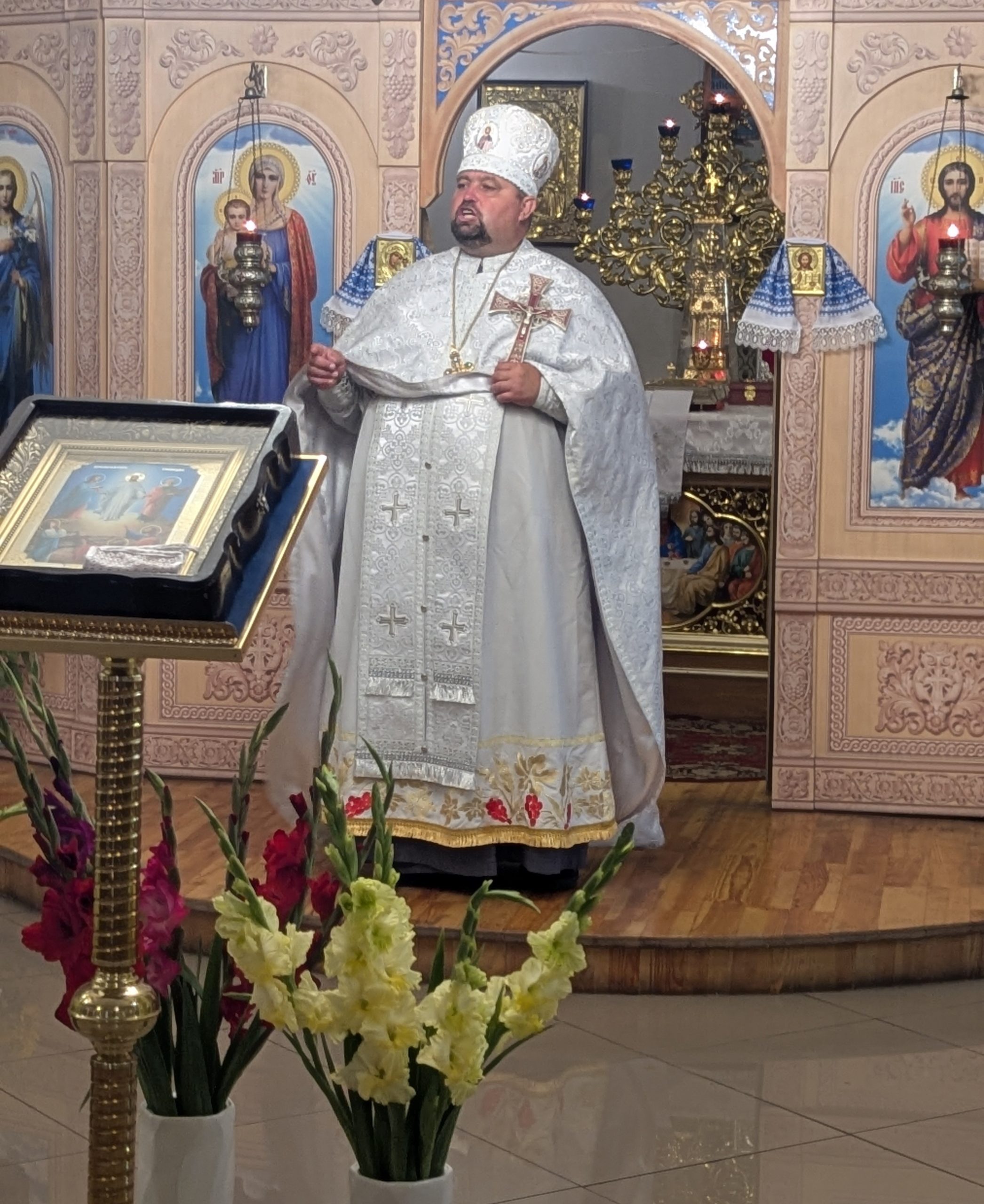 Звернення настоятеля Парафії Святого Миколая у м. Фастів, отця Михайла, у свято Преображення Господнього